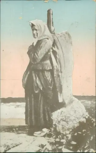 Postcard .Russland Russisch-polnische Bauernfrau Künstlerkarte 1913