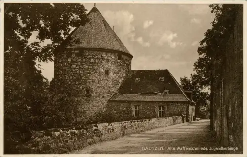 Ansichtskarte Bautzen Budyšin Alte Waffenschmiede, Jugendherberge 1930