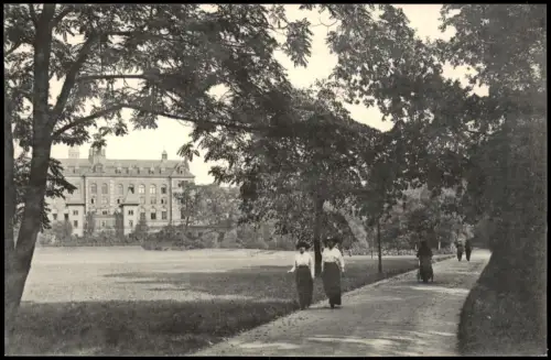 Ansichtskarte Zwickau Partie in den Anlagen 1915