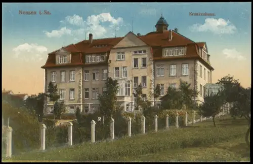 Ansichtskarte Nossen Krankenhaus 1915