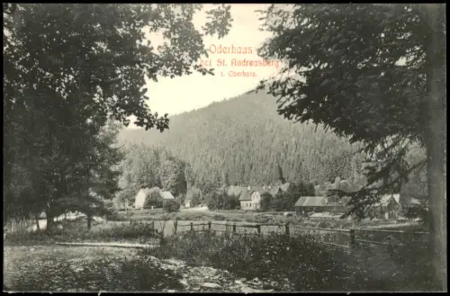 Ansichtskarte Sankt Andreasberg-Braunlage Oderhaus Oberharz 1909