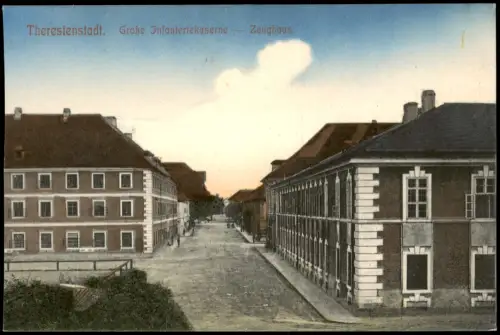Postcard Theresienstadt Terezín Große Infanteriekaserne 1916