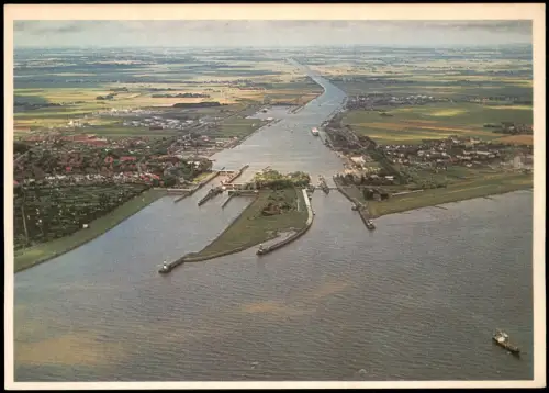 Brunsbüttel Brunsbüttelkoog Luftbild Luftbildatlas Schleswig-Holstein 1968