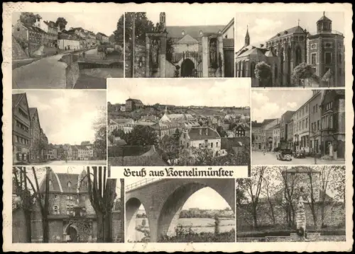 Ansichtskarte Kornelimünster Mehrbildkarte Gruß aus Kornelimünster 1956