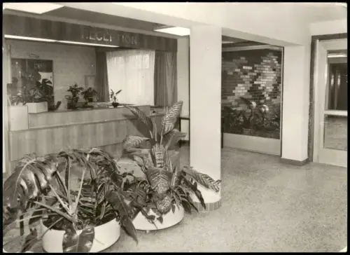 Börgerende-Rethwisch Rezeption im FDGB-Erholungsheim Waterkant 1981