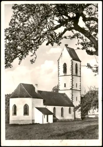 Ansichtskarte Blansingen-Efringen-Kirchen Evangelische Kirche 1984