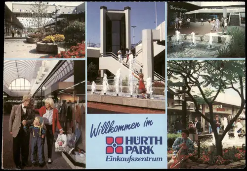 Hürth (Rhein-Erft-Kreis) Mehrbildkarte Einkaufszentrum Hürth Park 1989