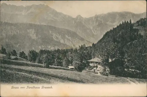 Partenkirchen-Garmisch-Partenkirchen Partie am Forsthaus Graseck 1907