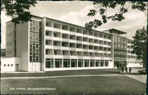 Ansichtskarte Bad Abbach Rheumakrankenhaus II - Fotokarte 1961