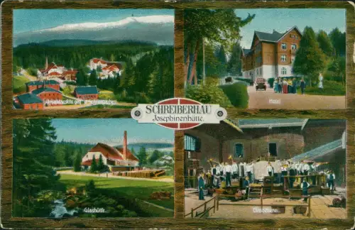 Schreiberhau Szklarska Poręba MB Josephinenhütte Huta Szkła Julia 1910