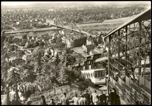 Ansichtskarte Dresden DDR AK Blick auf Loschwitz und Blasewitz 1977