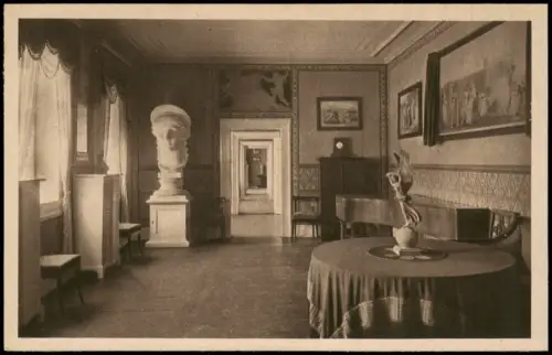 Ansichtskarte Weimar Innenansicht Aus dem Goethehaus Junozimmer 1910