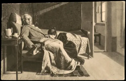 Weimar Mehr Licht Nach Gemälde v. Professor Fritz Fleischer, Goethehaus 1910