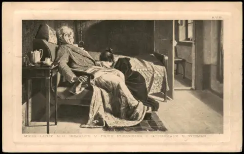 Weimar MEHR-LICHT N. D. GEMÄLDE V. FRITZ FLEISCHER GÖTHEHAUS 1910