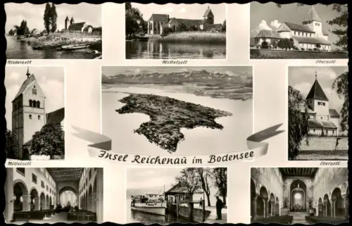 Reichenau (Bodensee) Mehrbild-AK Insel   Niederzell Oberzell uvm. 1960