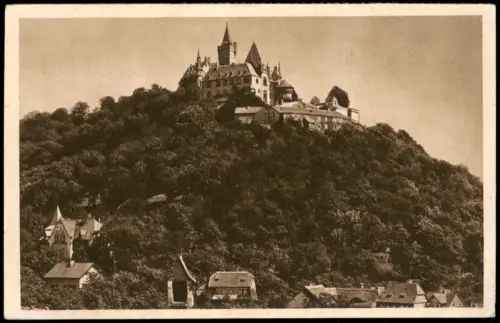 Wernigerode Schloss Blick AK der Reichswinterhilfe-Lotterie 1934/35 1935