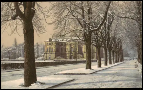 Ansichtskarte  Künstlerkarte Stimmungsbild Winter Photochromie-Karte 1944