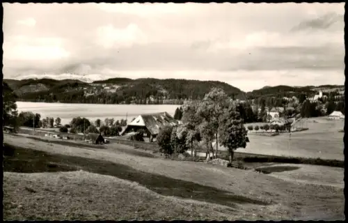 Titisee  Panorama-Ansicht Blick über den Seehof auf den Titisee 1955