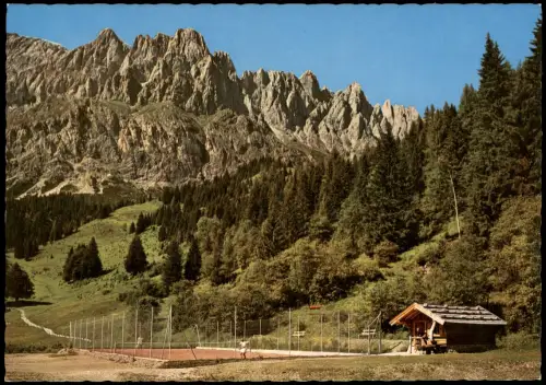 Mühlbach am Hochkönig Tennisplatz Rupertihaus  Ex-Weltmeister SEPP BRADL 1980