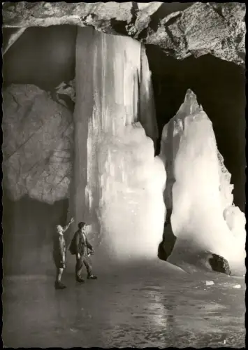 Ansichtskarte Salzburg EISRIESENWELT SALZBURG Eis im Midgard 1960