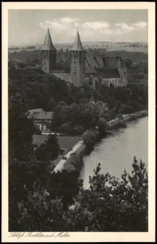 Ansichtskarte Rochlitz Schloß und Mulde. 1927