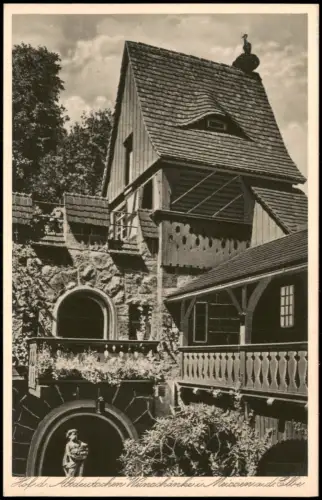 Ansichtskarte Meißen Ehemaliges Zunfthaus der Tuchmacher 1927