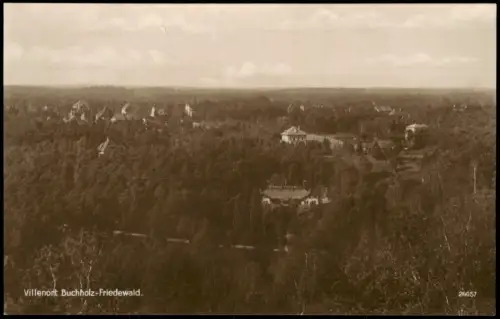 Ansichtskarte Annaberg-Buchholz Villenort Buchholz-Friedewald. 1927