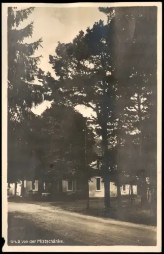 Ansichtskarte Weinböhla Mistschänke. Moritzburger Wald 1927