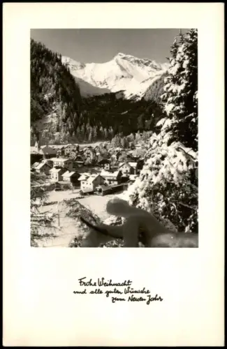 Ansichtskarte  Weihnachten Gruss Karte Österreich 1967 Stempel MALLNITZ Kärnten