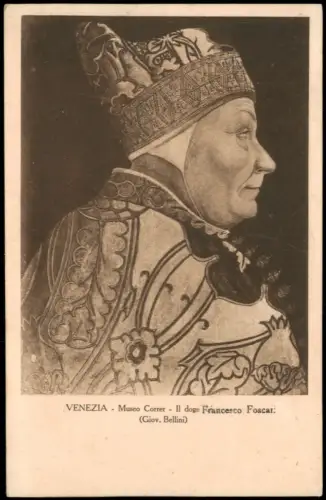 Venedig Venezia Museo Correr Il doge Francesco Foscar (Giov. Bellini) 1910