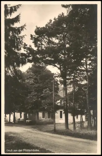 Ansichtskarte Weinböhla Mistschänke. Moritzburger Wald 1927