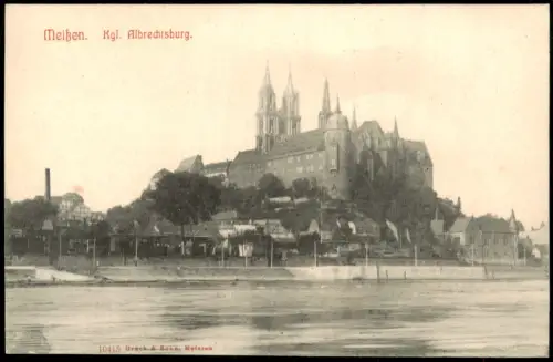 Ansichtskarte Bautzen Budyšin Blick auf die Albrechtsburg 1908