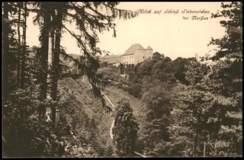 Ansichtskarte Meißen Schloß Siebeneichen 1908