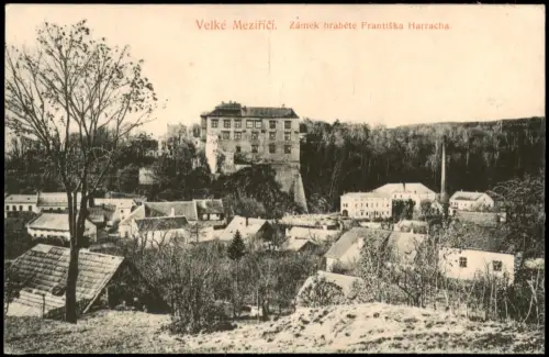 Groß Meseritsch Velké Meziříčí Zámek hraběte Františka Harracha. 1913