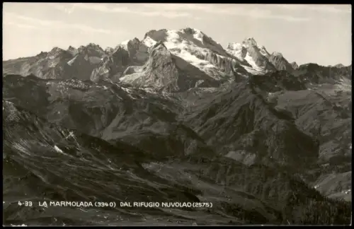 .Trentino-Südtirol Trentino-Südtirol LA MARMOLADA DAL RIFUGIO NUVOLAO 1950