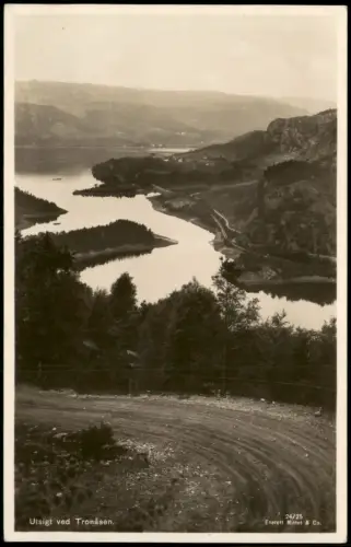 Norwegen Norge Utsigt ved Tronåsen Norway Panorama Landscape 1930