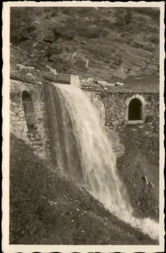 Simplon VS Kaltwassergallerie an der Simplonstrasse Schweiz 1950