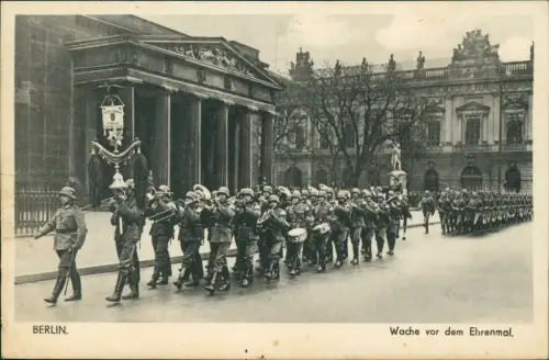 Ansichtskarte Berlin Wache vor dem Ehrenmal 1938