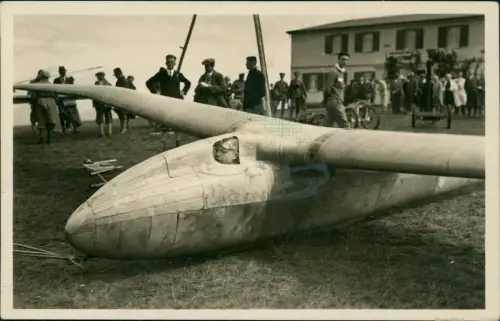 Gersfeld Rhön Segelflug Wettbewerb  FAFNIR Modell Groenhoff 1931 "Fliegerlager