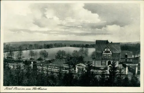 Holzappel-Diez (Lahn) Hotel Pension Schneider am Strandbad Herthasee 1935