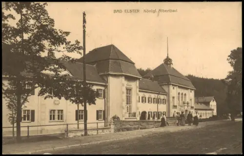 Ansichtskarte Bad Elster Königl. Albertbad 1914