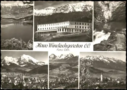 Windischgarsten Mehrbildkarte Windischgarsten mit Haus   und Bergpanorama 1963