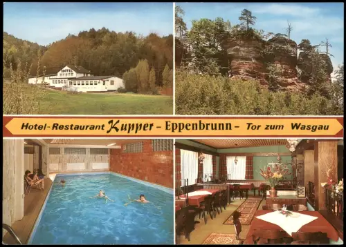 Ansichtskarte Eppenbrunn Hotel-Restaurant Kupper 1975