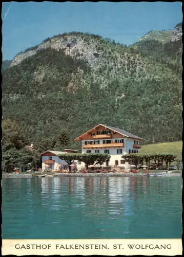 St. Wolfgang im Salzkammergut Gasthof Falkenstein am Seeufer 1970