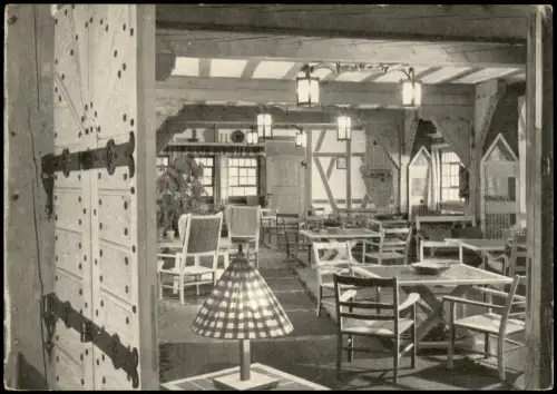 Sasbachwalden Innenansicht der Halle im Sternenwirtshaus Hohritt 1940