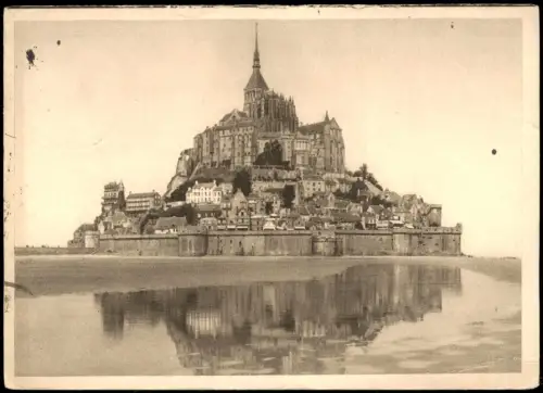 CPA Le Mont-Saint-Michel Klosterinsel Le Mont-Saint-Michel 1934