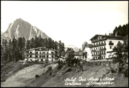 Cortina d´Ampezzo Hotel Des Alpes e Nord, Cortina d'Ampezzo 1955