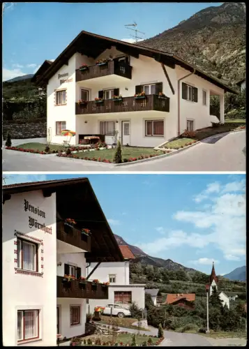 Schlanders (Südtirol) Silandro Pension Wörnhart in Vezzan bei Schlanders 1979