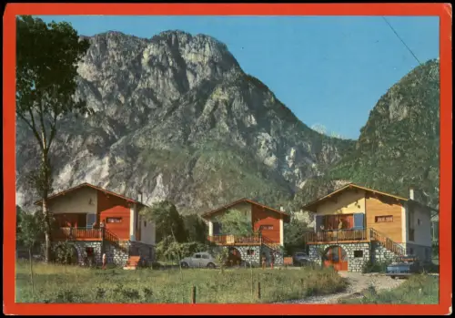 Cartolina Como Camping Bungalow El Ranchero, Campo Mezzola-See 1981