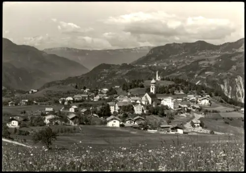 Völs am Schlern Fiè allo Sciliar Ortsansicht   am Schlern mit Dolomiten 1962